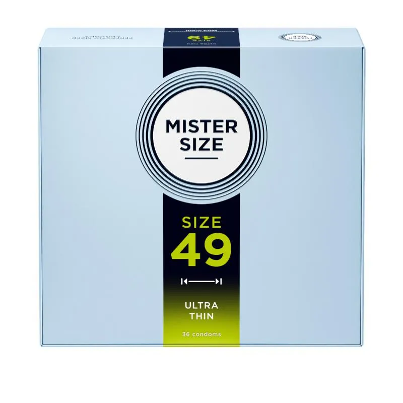 MISTER.SIZE - S Préservatifs Ultra Fins - 36 Pièces