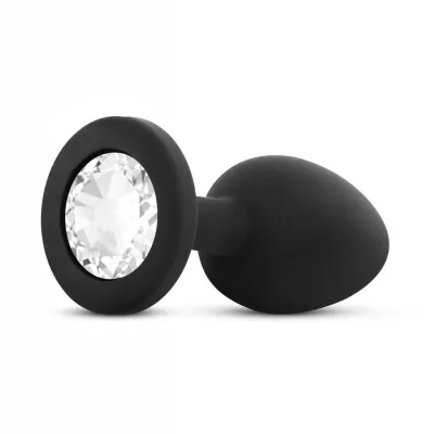 Plug Anal avec Cristal - Noir