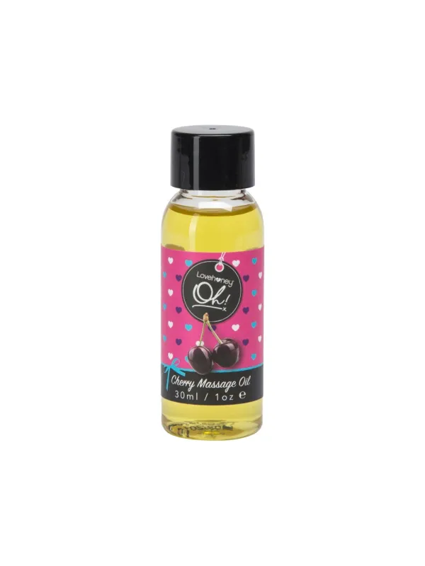 Huile de Massage Comestible Oh! Cerise 30 ml