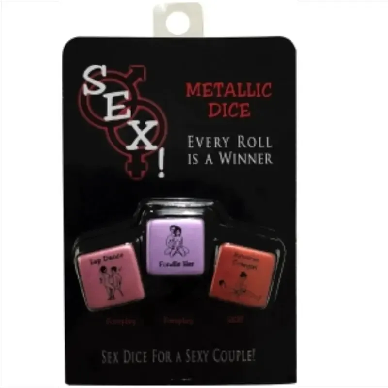 Dés Coquins Trio Métalliques pour Couple - Kheper Games