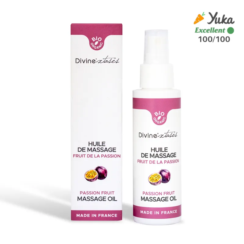 Huile de massage gourmande fruit de la passion -   Fruits de la passion