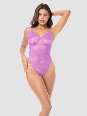 Body dentelle Jewel Bloom 8950 violet S/M