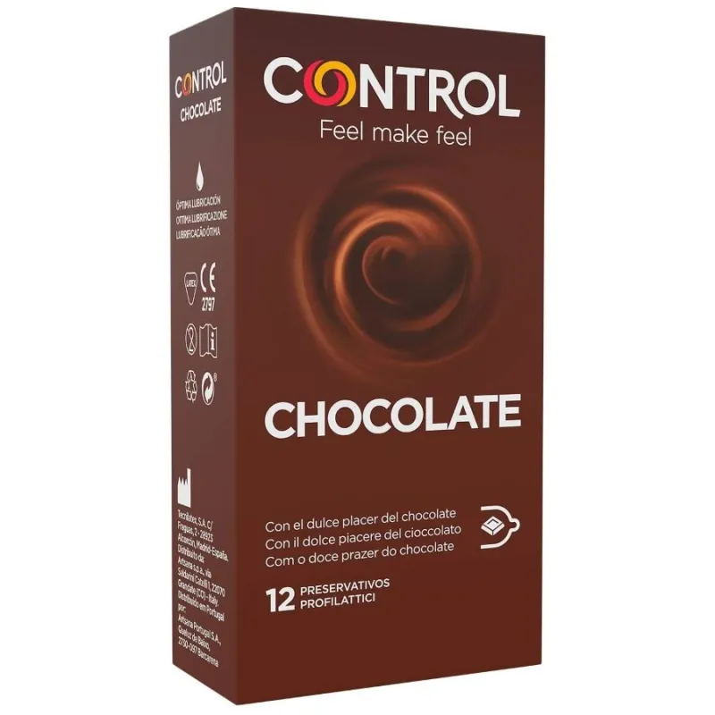 Préservatifs Saveur Chocolat Adapta Boîte 12 - Control