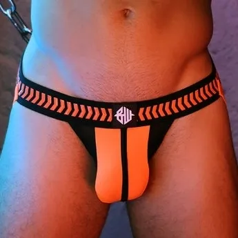 Breedwell Jockstrap DAYCRAWLER Breedwell Noir-Orange