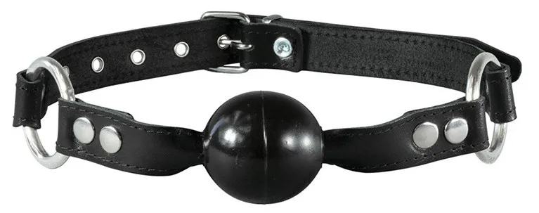 Baillon Boule SIMPLY GAG 4cm Noir